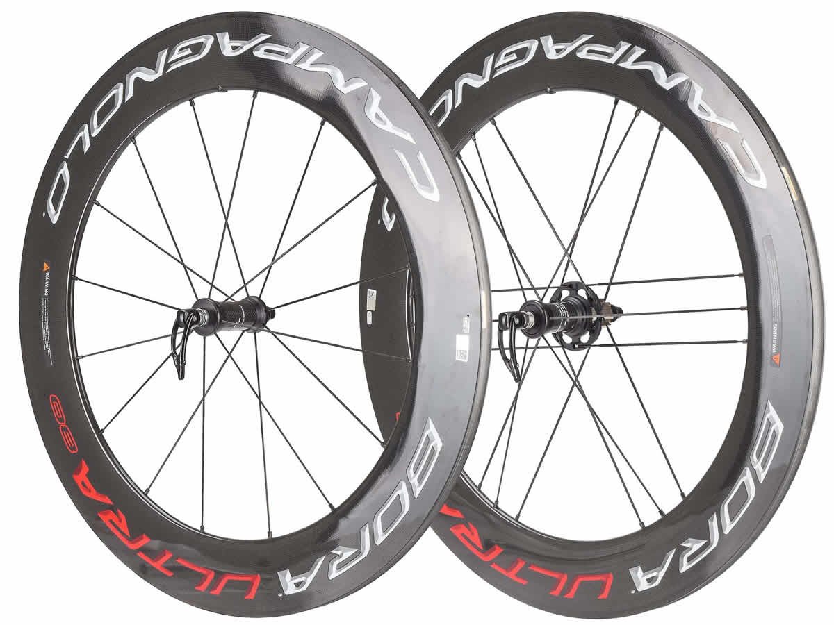 Roues carbone CAMPAGNOLO BORA Ultra 80 à boyaux